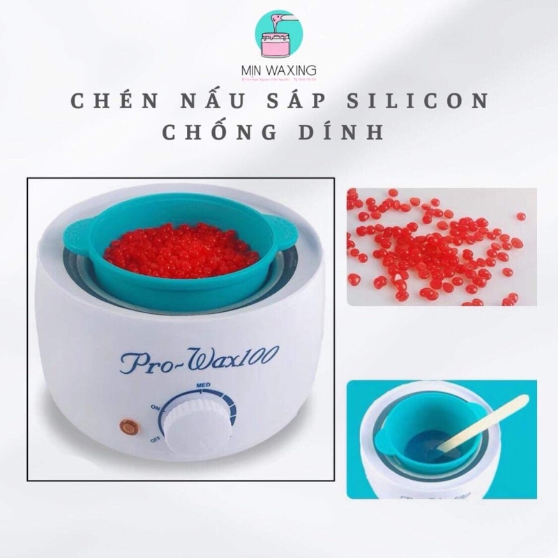 Chén nấu sáp silicon chống dính