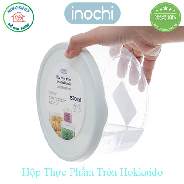 [5 Size] Hộp Đựng Thực Phẩm Dạng Tròn Hokkaido, Hộp Bảo Quản Thức Ăn Tiện Lợi Cho Gia Đình