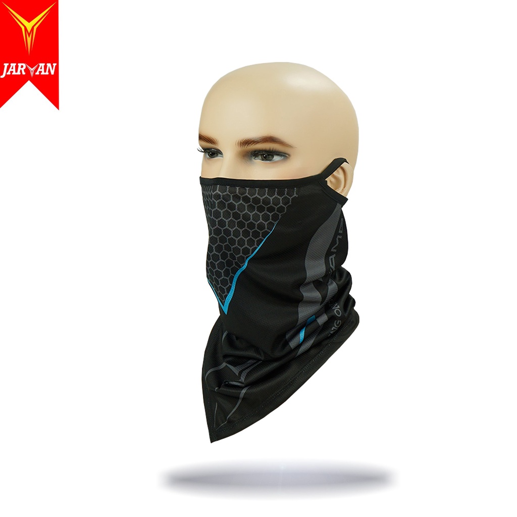 Khăn đi phượt đa năng JARVAN II chống nắng cực tốt, chống bụi họa tiết tổ ong