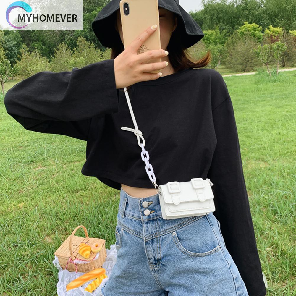 Túi Xách Chất Liệu Da Có Thể Đeo Chéo Kiểu Dáng Thời Trang Dành Cho Nữ