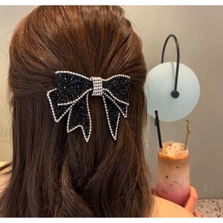 Kẹp tóc nơ đính đá