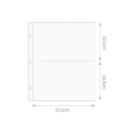 Binder A5 3 rings D màu ombre - Sổ lưu trữ ảnh album/Sổ lưu trữ bo góc