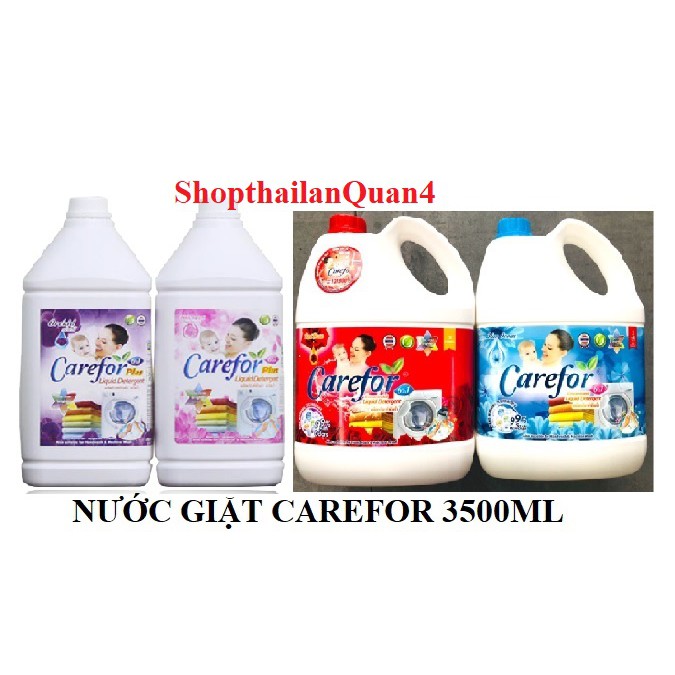 [Mã HCMST5 giảm 10K đơn 99K] HCM- Nước giặt xả carefor 3500ML Thái lan