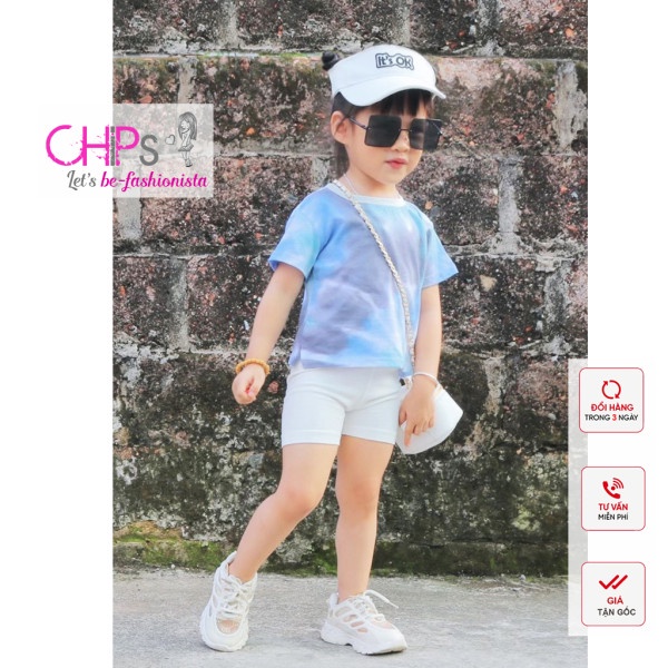 Áo Croptop Họa Tiết Loang Cực Chất Cho Bé Trai Bé Gái Mùa Hè Siêu Mát