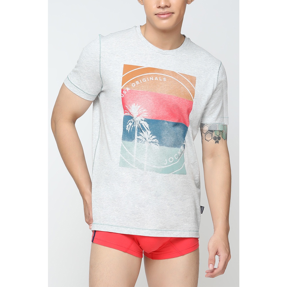 Áo Thun Nam Jockey USA Originals In Hình Co Giãn Thoáng Mát - J1125