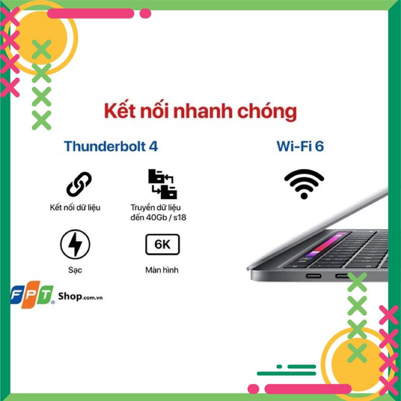 MacBook Pro 2020 13 inch 8GB RAM 256GB SSD MYD82 Apple M1 - Chính Hãng Việt Nam Phân Phối