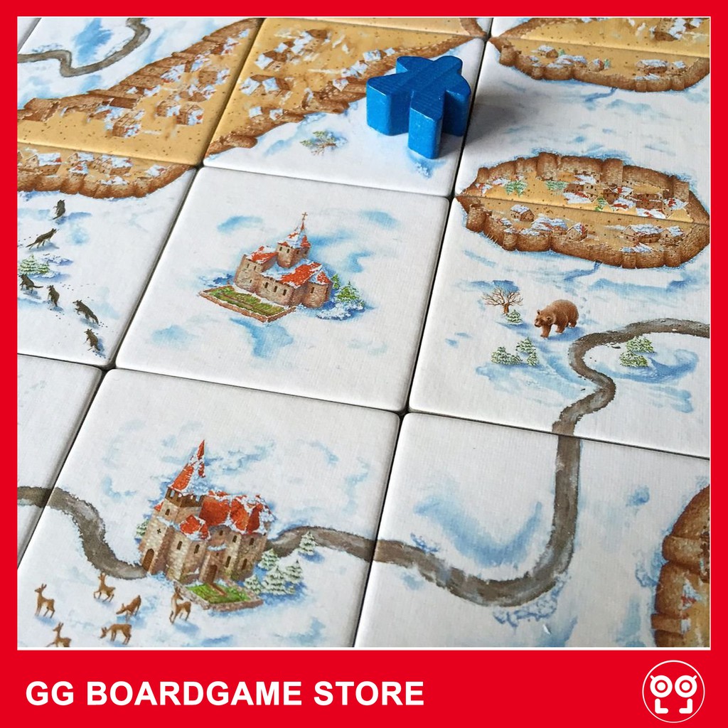 Carcassonne Winter - Vùng đất trù phú mùa đông bản tiếng Anh