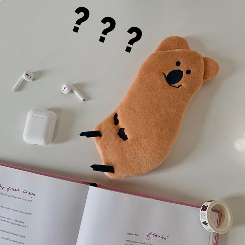 Túi Đựng Bút Bằng Vải Bông Mềm Mại Hình Gấu Koala Dễ Thương