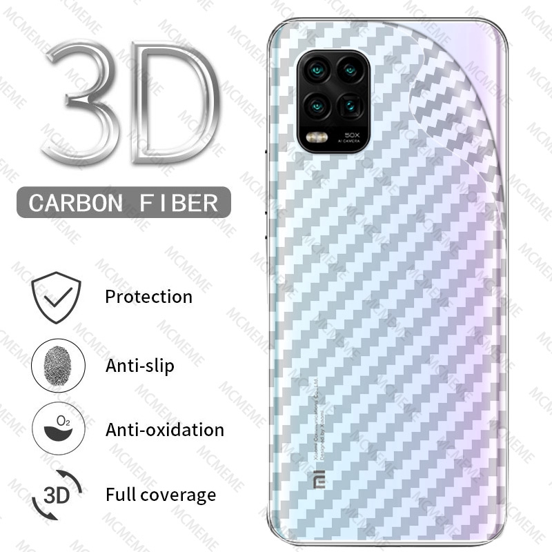 [Mua 1 để gửi 4] 3D Miếng dán sợi cacbon bảo vệ mặt lưng cho Xiaomi Mi 11 Note 10 Lite Pro CACBON