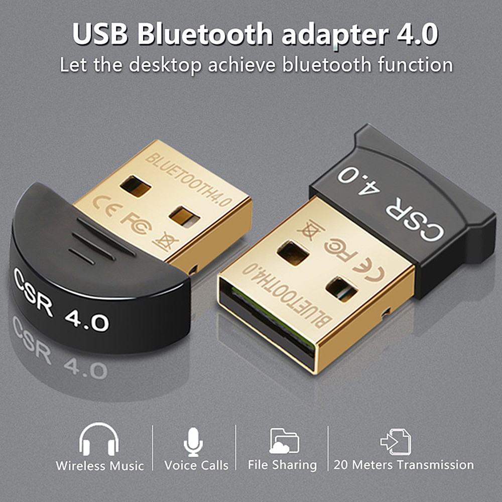 Usb Nhận Tín Hiệu Bluetooth 4.0 Csr4.0 + Edr Cho Máy Tính