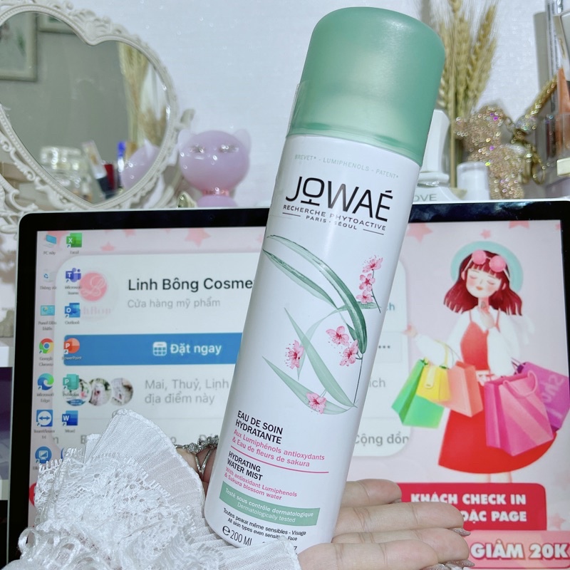 XỊT KHOÁNG ĐẸP DA JOWAÉ SAKURA HYDRATING WATER MIST 200ML