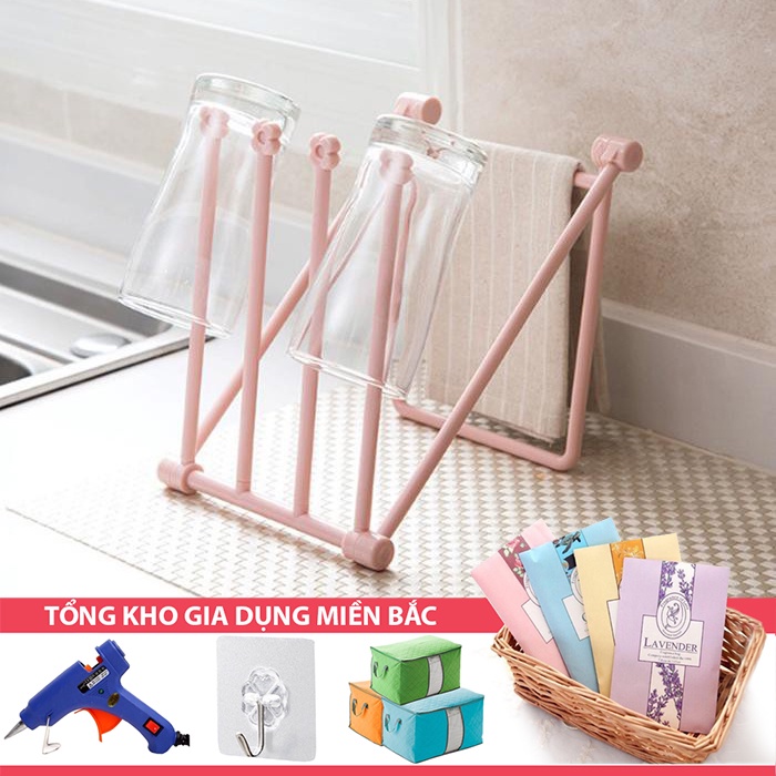 [Tổng Kho Sỉ] Khung Phơi Khăn Kiêm Phơi Cốc Đa Năng CDS1134 NEWT5218