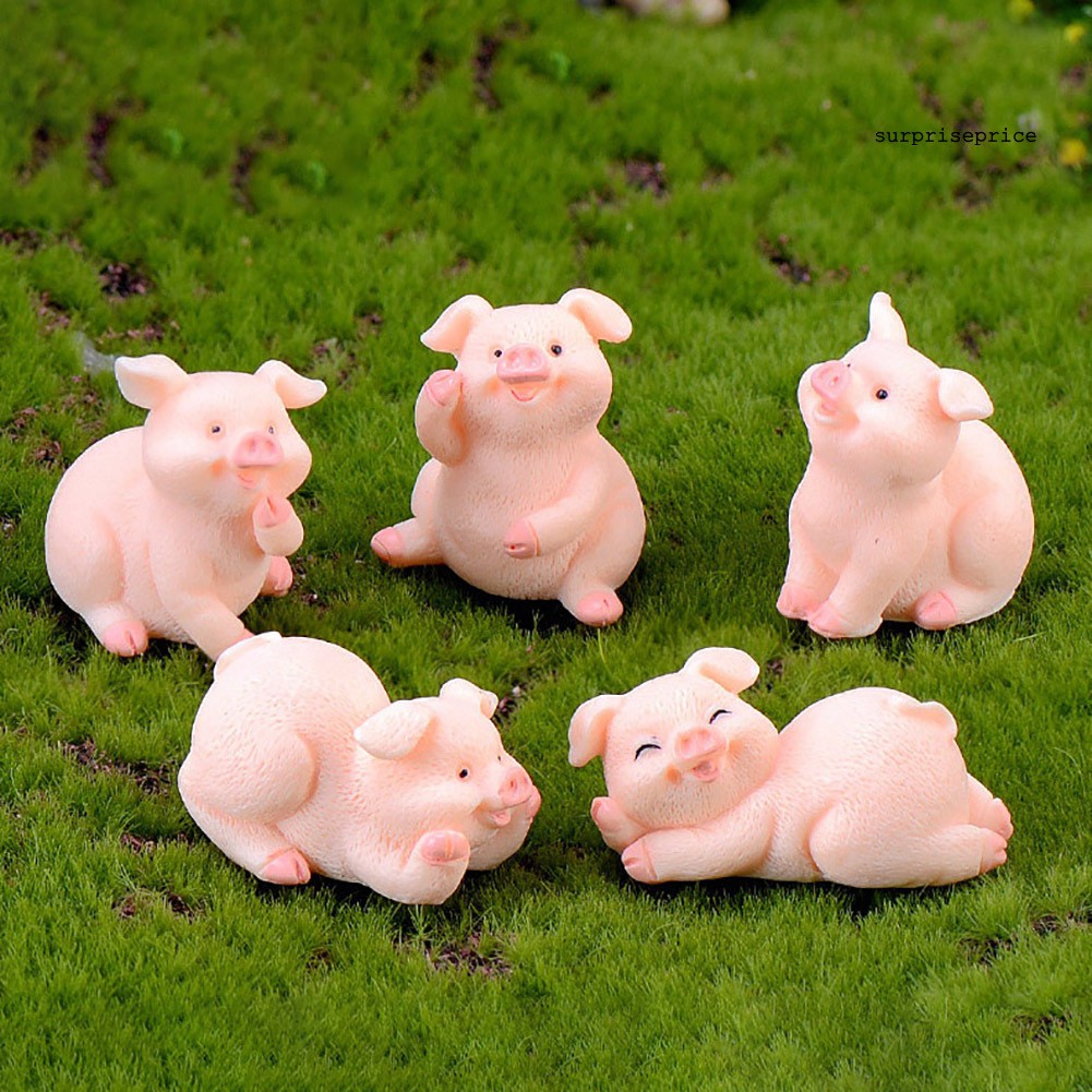 Mô hình chú lợn dùng cho trang trí sân vườn dễ thương chất lượng cao