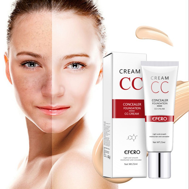 [Hàng mới về] Kem lót nền CC EFERO dưỡng ẩm che khuyết điểm kiềm dầu cho da mặt