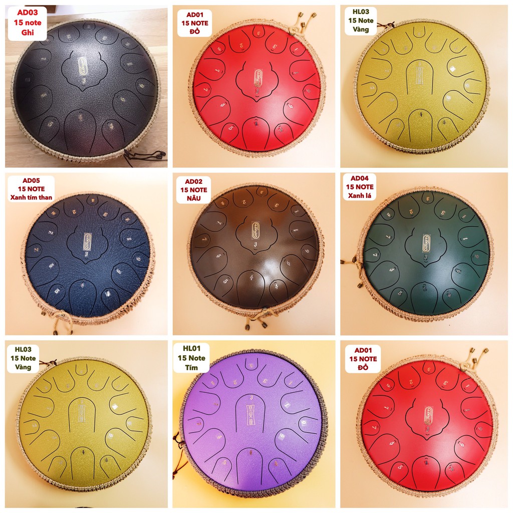 Trống Tank Drum ARES - Steel Tongue Drum ARES - Trống Không Linh ARES 15NOTE