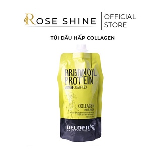 Túi dầu hấp phục hồi dưỡng ẩm delofil collagen hair mask 500ml