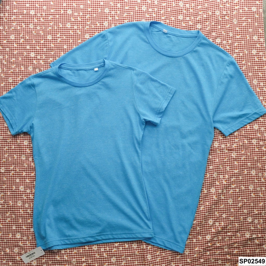 Áo phông cotton nam nữ mặc đôi hoặc gia đình đều được, vải thấm hút mồ hôi tốt