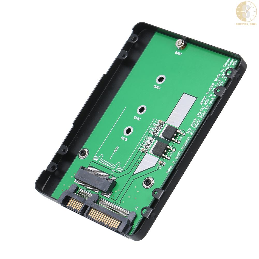 Bộ Chuyển Đổi Ssd M.2 Ngff Ssd Sang 22pin 2.5 '' 2280 Sata 7mm Màu Đen | BigBuy360 - bigbuy360.vn