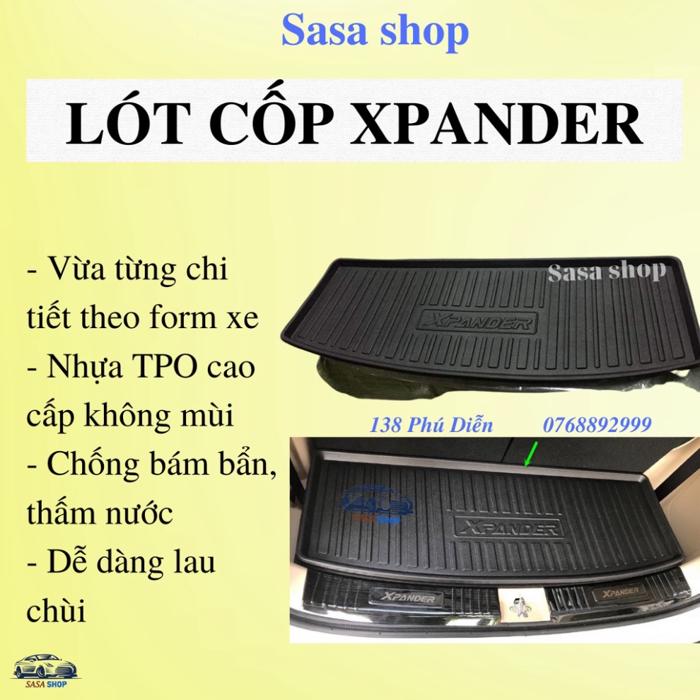 Lót cốp Xpander - nhựa TPO cao cấp chính hãng