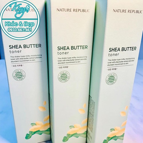 Nước Hoa Hồng Nature Republic Shea Butter Toner