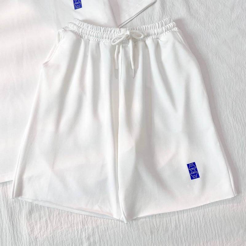 Set Đồ Bộ Nữ Quần Short Và Áo Polo MOMO Chất Da Cá Mềm Mịn