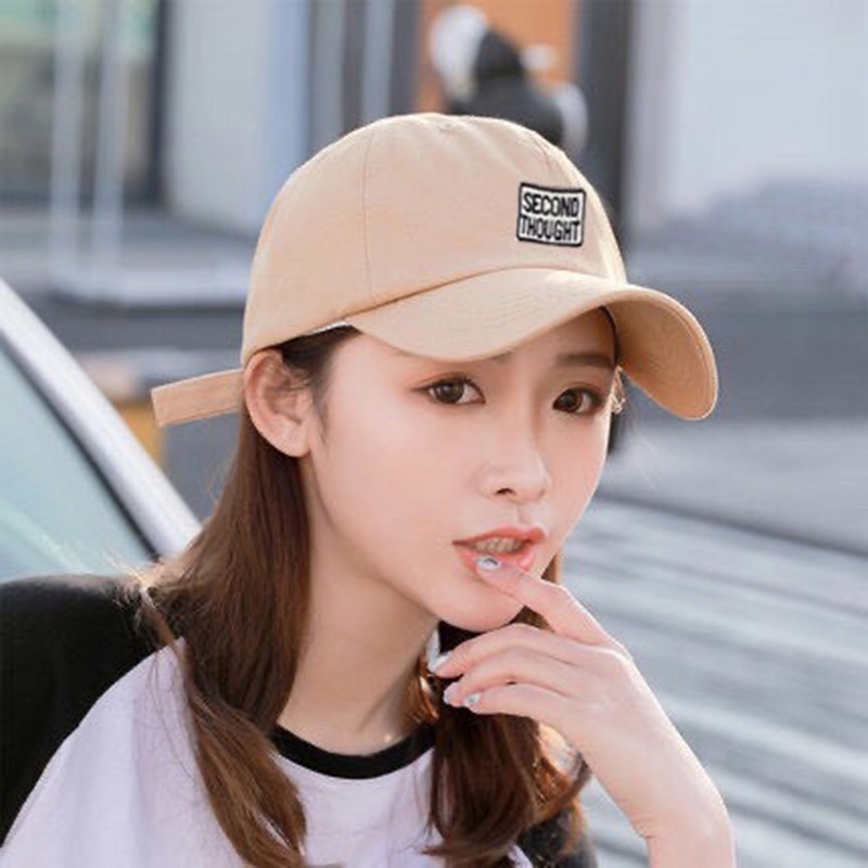 Mũ lưỡi trai ❤️ Nón kết thêu chữ SECOND THOUGHT phong cách thời trang form unisex nam nữ thời trang hazis store