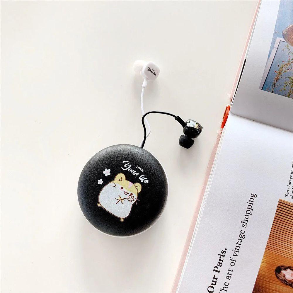 Túi Đựng Tai Nghe Chống Ồn Hình Chân Mèo Hoạt Hình 3.5mm