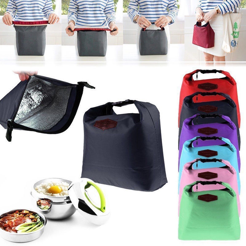 Túi Đựng Thức Ăn Giữ Nhiệt Chống Thấm Nước Nhiều Màu Thời Trang