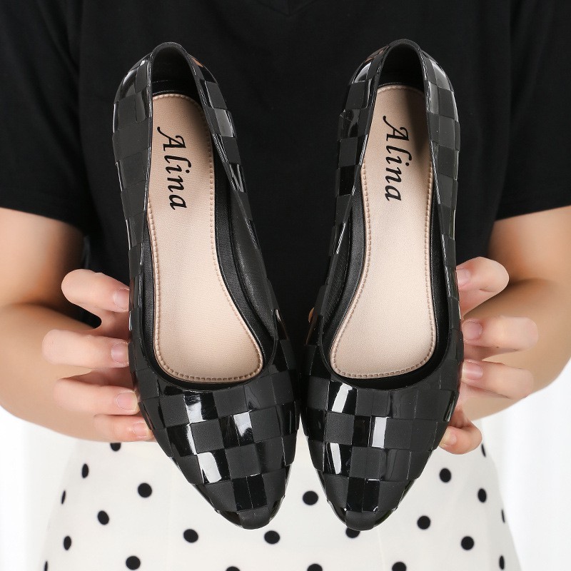 Giày nhựa đi mưa nữ Alina 3p dáng công sở V251 | BigBuy360 - bigbuy360.vn