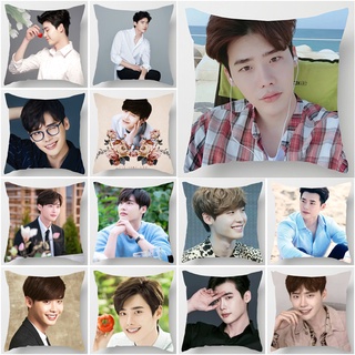 Vỏ Gối In Hình Ngôi Sao Lee Jong Suk Bằng Polyester Kích Thước 45x45cm