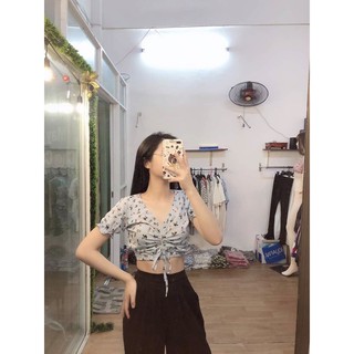 [ẢNH THẬT] Áo Croptop hoa nhí hot hit