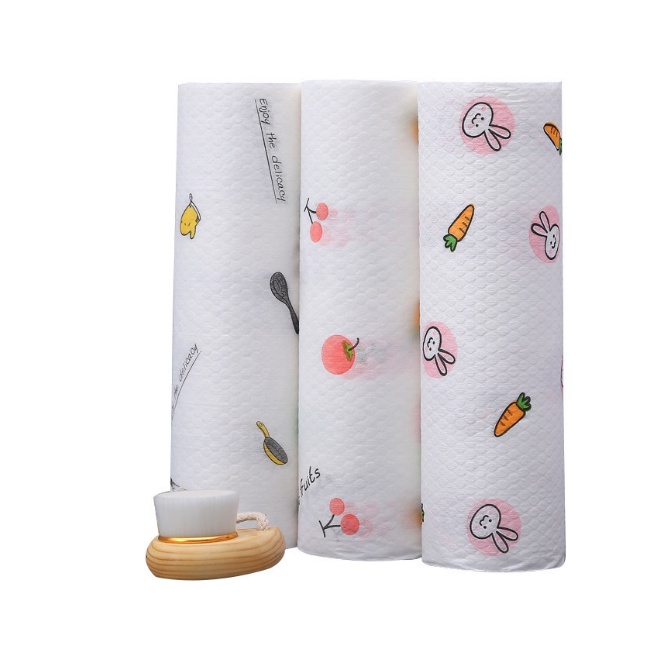 Giấy lau bếp dai, hoa văn dễ thương