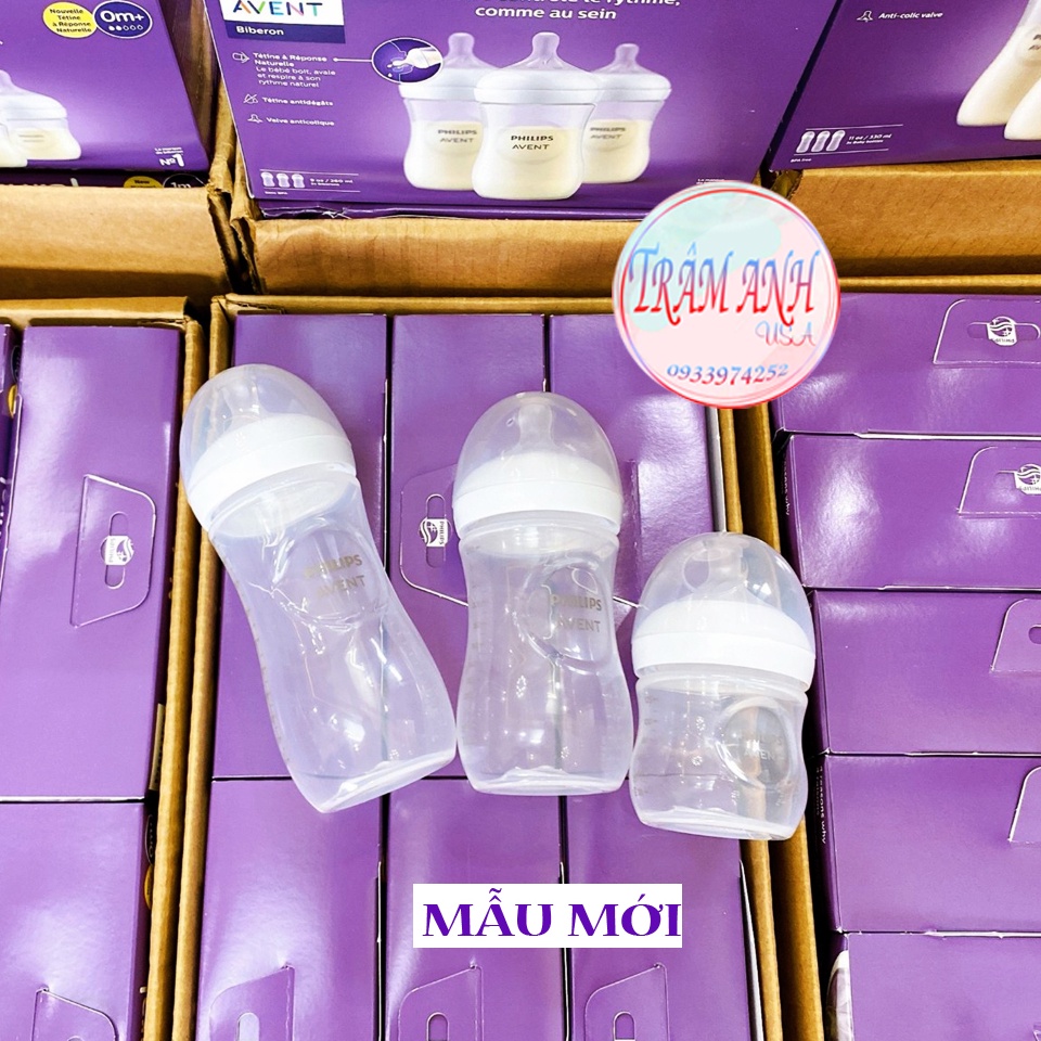 Bình Sữa Philips Avent Natural 125/260/330ml Chính Hãng 100% Mẫu Mới