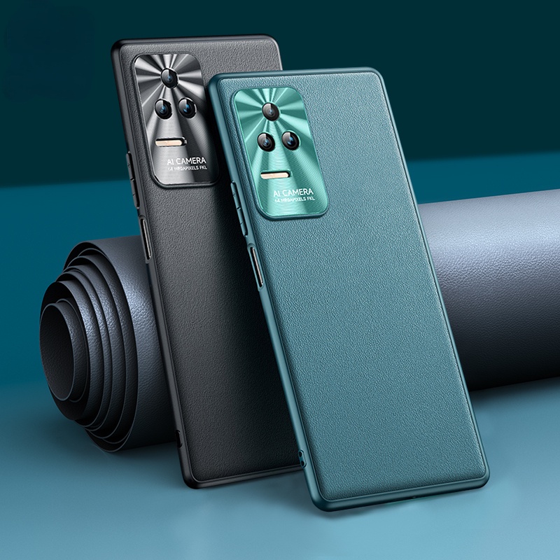 Ốp Điện Thoại Da Mềm Siêu Mỏng Chống Sốc Bảo Vệ Ống Kính Máy Ảnh Cho Xiaomi Mi Poco F4