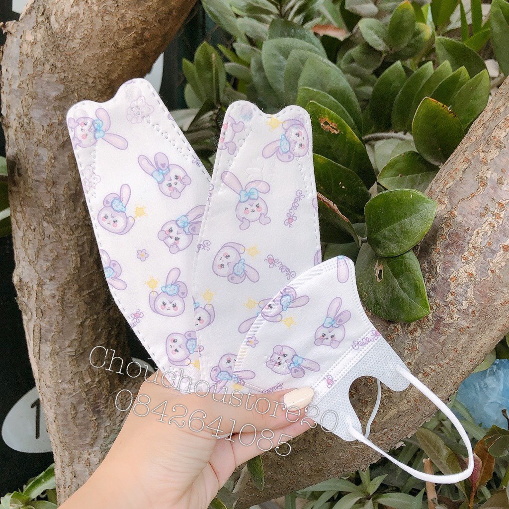 [Sẵn Hàng] Set 50 Chiếc Khẩu Trang Gia Đình Hãng Taki 4D KF94 Họa Tiết Hoạt Hình Style Hàn Quốc Cho Cả Nhà