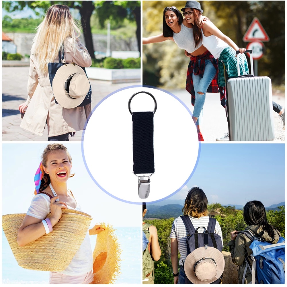Giá Đỡ Kẹp Mũ / Găng Tay Co Giãn Bền Bỉ Đa Năng Tiện Dụng Mang Theo Du Lịch / Cắm Trại