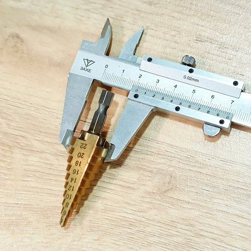Mũi Khoan Bước Đường Kính 4 - 22mm  Chuôi Lục Giác