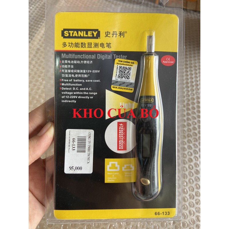 Bút thử điện điện tử Stanley 66-133 - 66-133.
