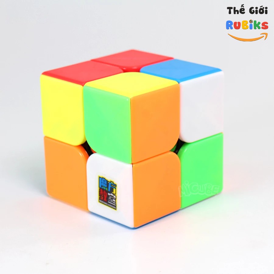 Khối Rubik 2x2 MoYu Meilong 2x2x2 Stickerless / Viền Đen