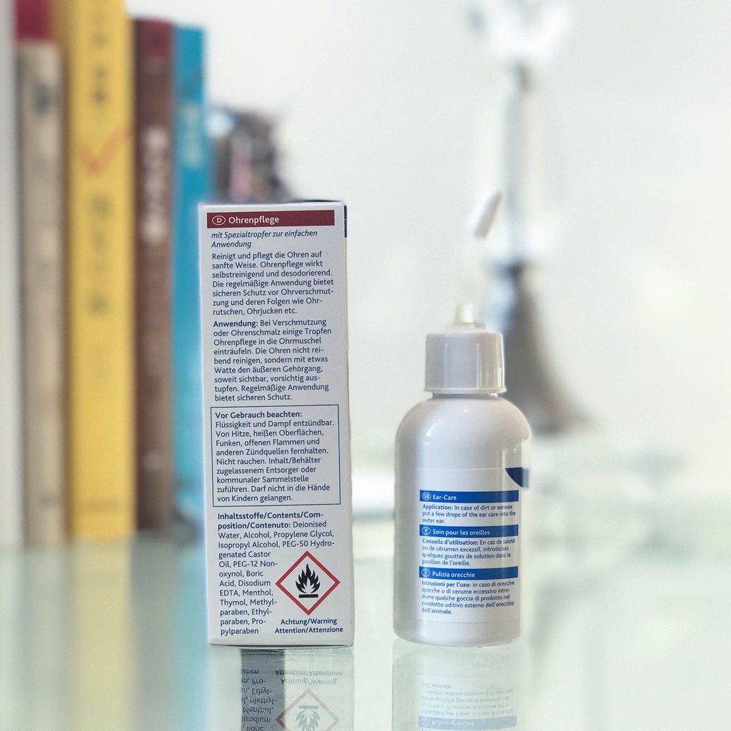 Dung dịch vệ sinh tai TRIXIE Ear Care Ohrenpflege 50ml cho thú cưng