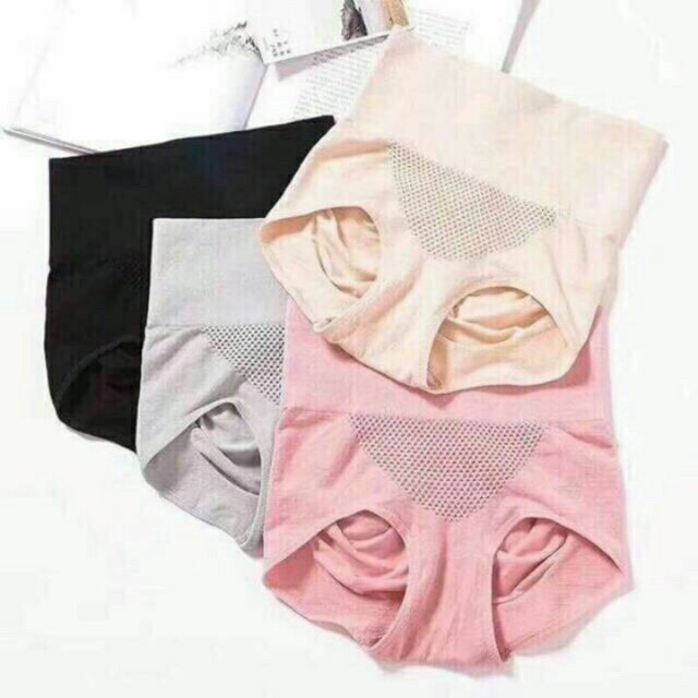 Quần Lót Gen Bụng Kháng Khuẩn 4in1 Cạp Cao Định Hình Vòng eo Chuẩn Túi Zip | BigBuy360 - bigbuy360.vn