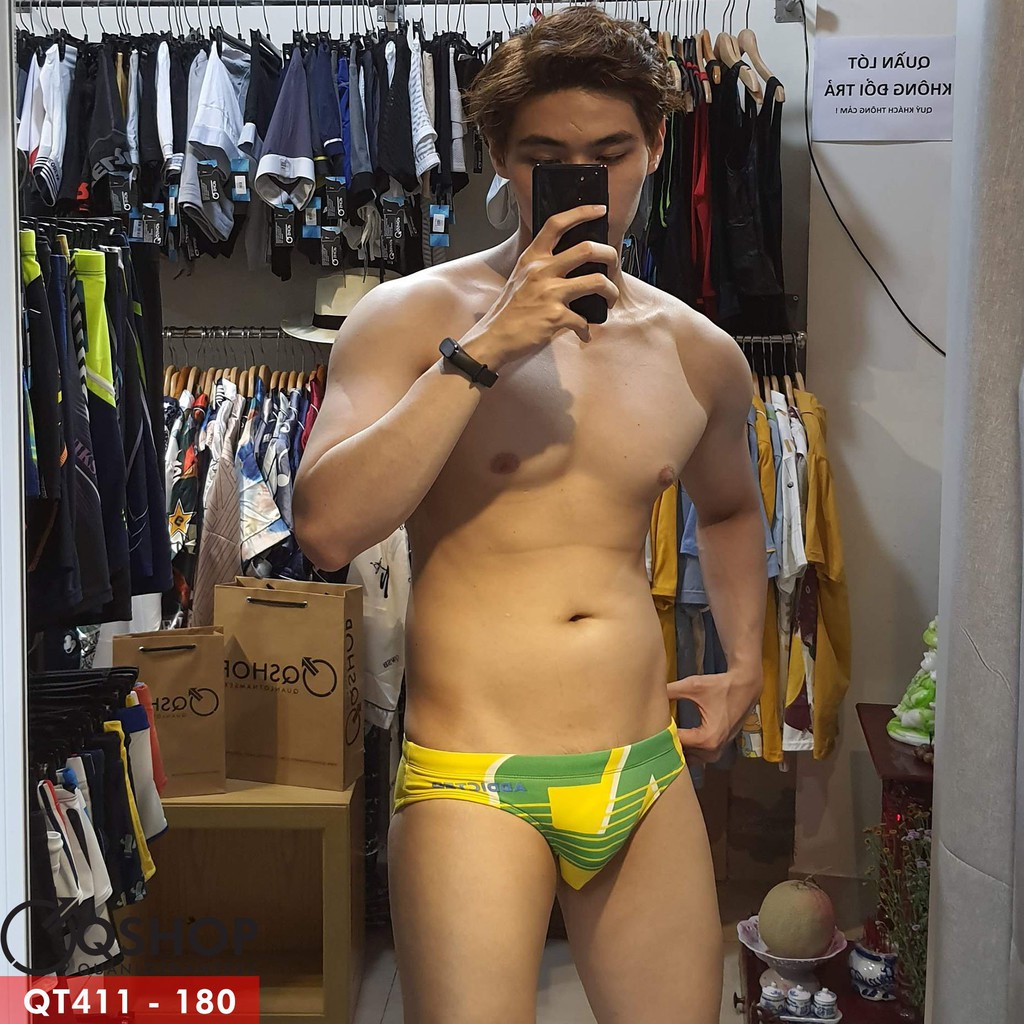 QUẦN BƠI TAM GIÁC NAM CAO CẤP QSHOP QT411 - Hàng nhập khẩu