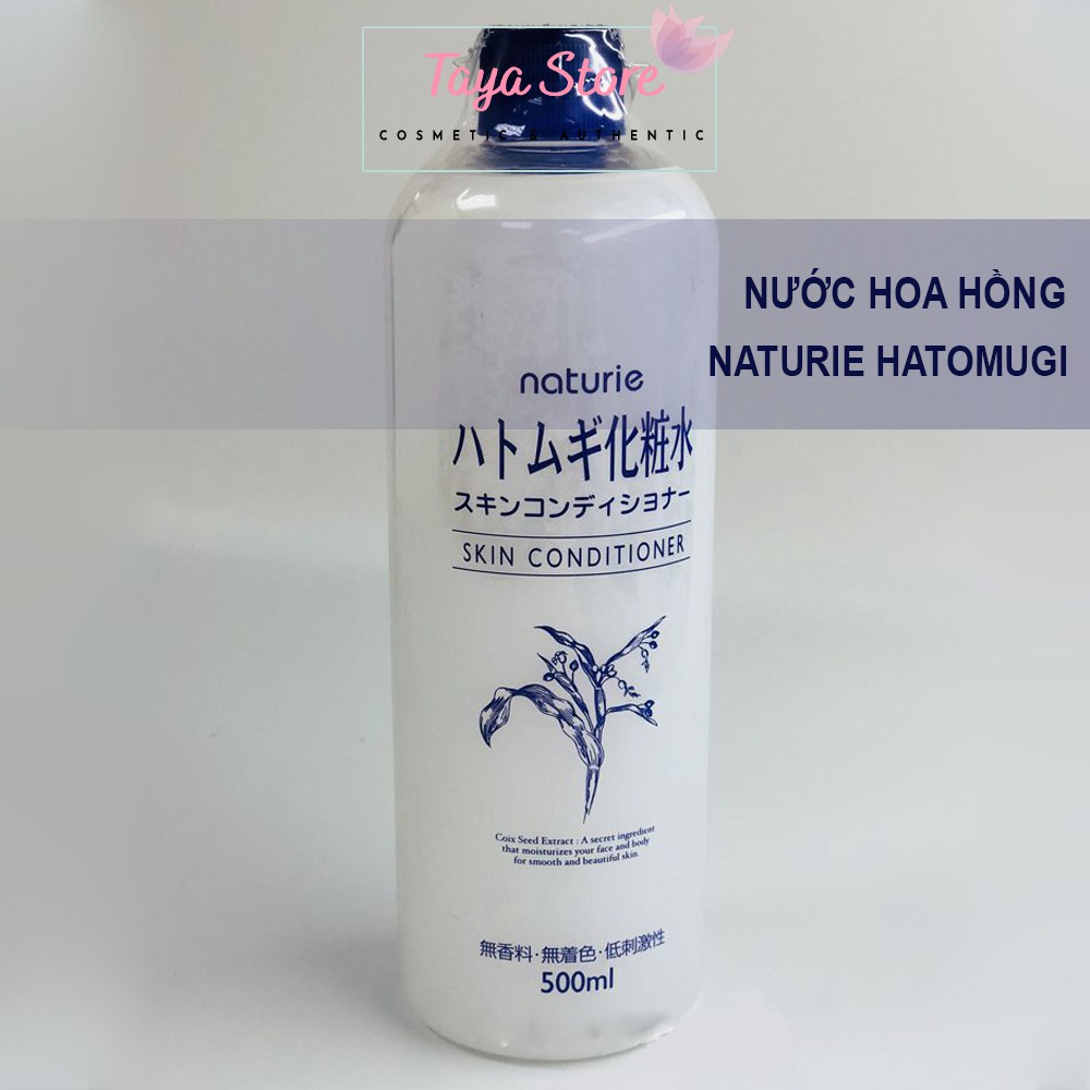 Nước hoa hồng Hatomugi dưỡng ẩm Naturie Skin Conditioner 500ml