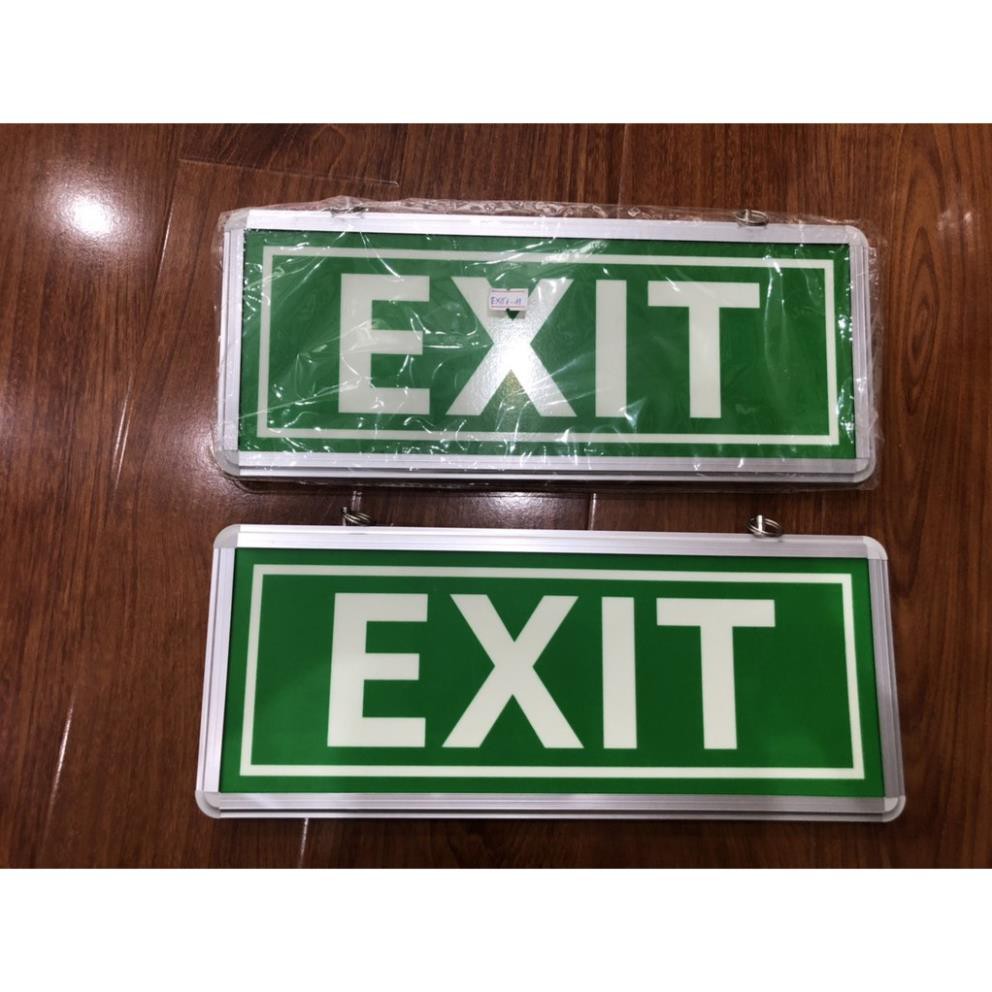 Bảng dạ quang exit thoát hiểm EXIT 1 MẶT (DQ3A-1M-11)