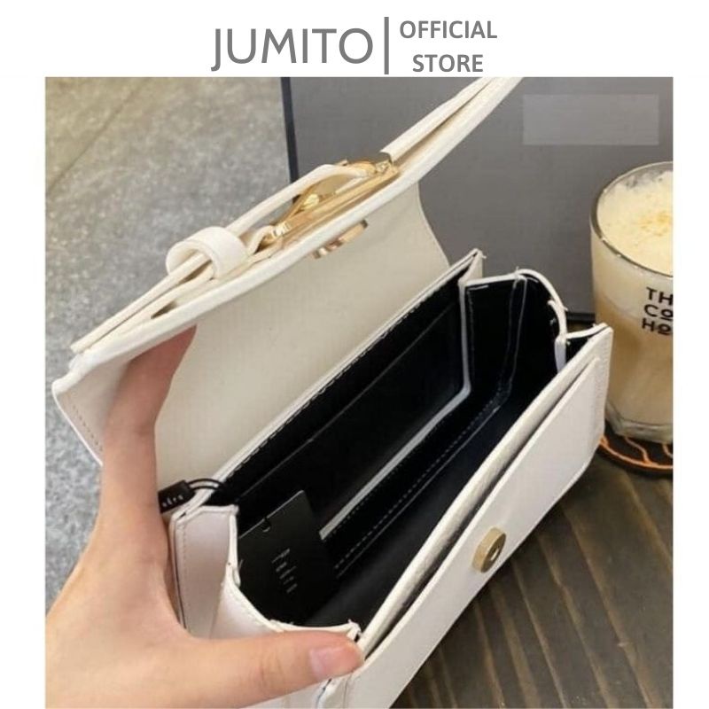 Túi xách nữ ped.ro đeo chéo đeo vai khuy lệch vân sấu đẹp hàng xuất xịn JUMITO SA1244