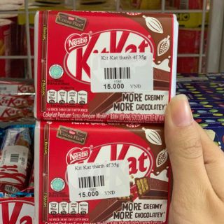 Bánh socola kitkat 4f 35g