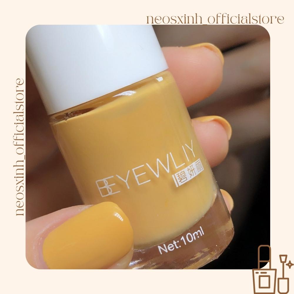 Sơn Móng Tay Beyewliy Màu Nude Đen Trắng Trong Suốt Kim Tuyến Pastel Tím - Neosxinh Nails