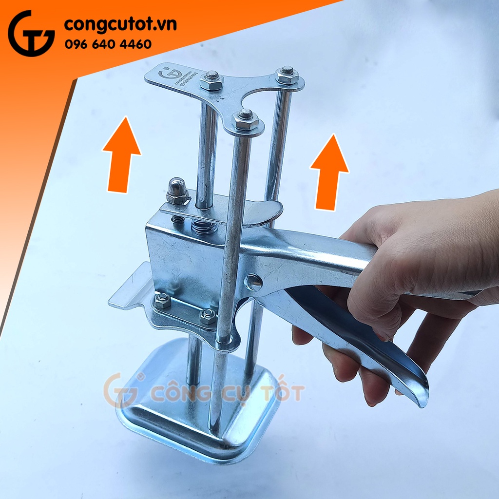 10 kích nâng gạch ốp lát tường - con đội kê gạch 3 trụ