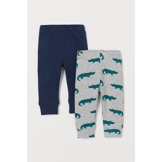 Set 2 quần thun cotton bé trai