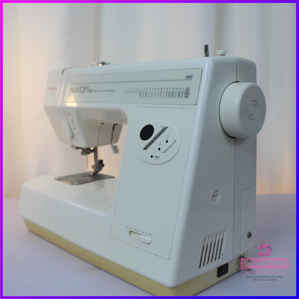 Máy May Mini Gia Đình Singer Nuicom DX-5550 Bền Rẻ Đa Năng Chất Lượng Nhật Bản